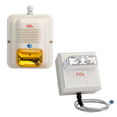 CO2 and O2 Horn Strobes